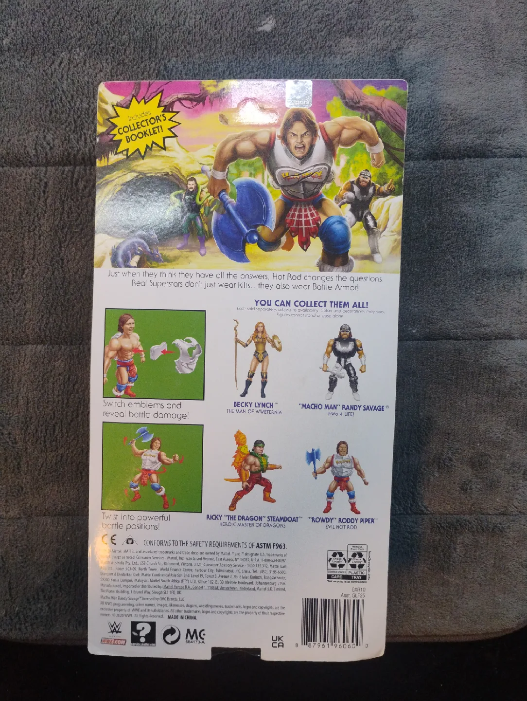 "Rowdy" Roddy Piper WWE Masters of the Universe Figure image indicator(2)