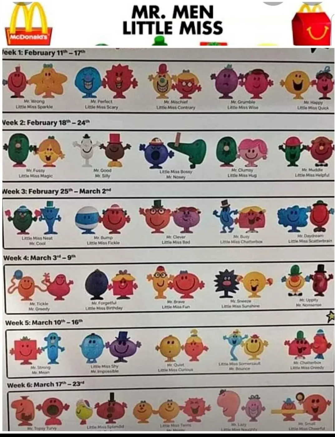 Whole collection of Mr.Men & Little Miss toys 60 pcs. image indicator(3)