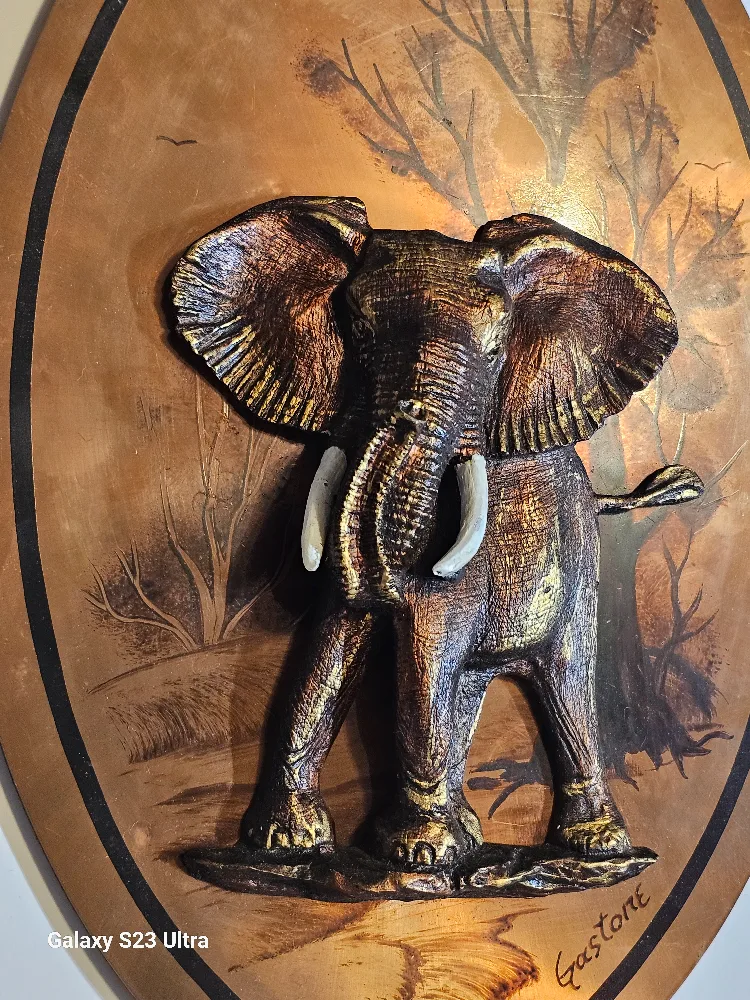 Vintage Gastone Elephant Wall Art image indicator(3)