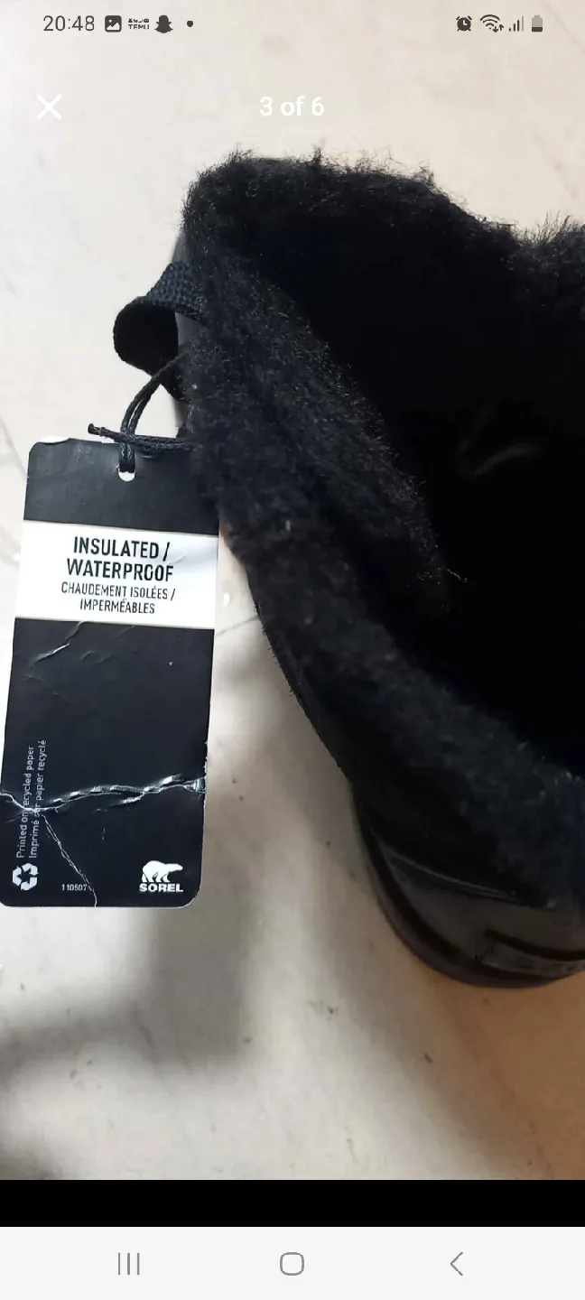 Sorel Black Insulated Waterproof Boots image indicator(3)