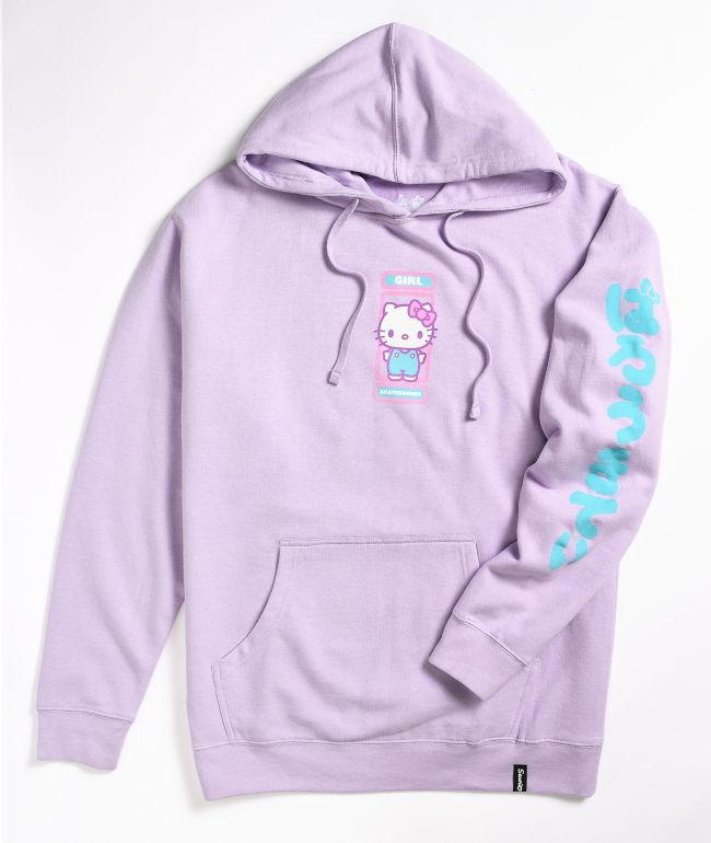 Girl x Sanrio Lavender Hello Kitty Hoodie