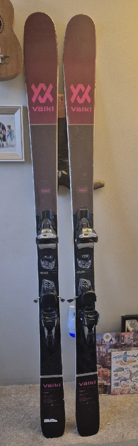 Völkl Women's Yumi Skis and Rossignol Ski Poles