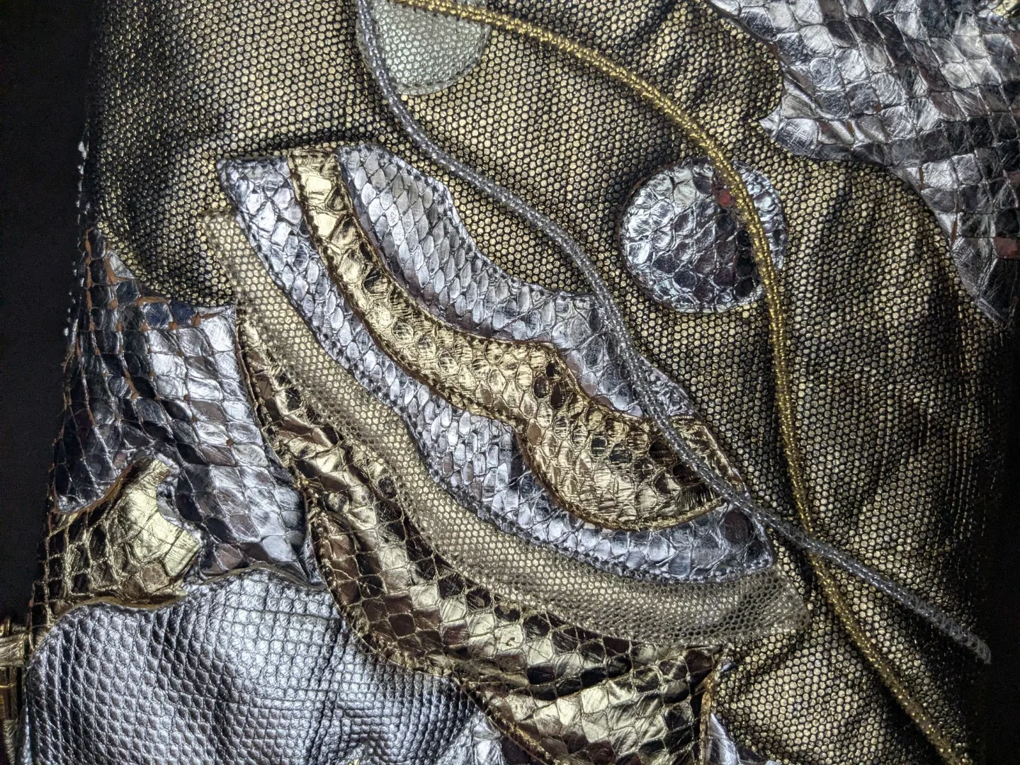 Rare Find Carlo Fiori of Italy Silver & Gold Handbag image indicator(6)