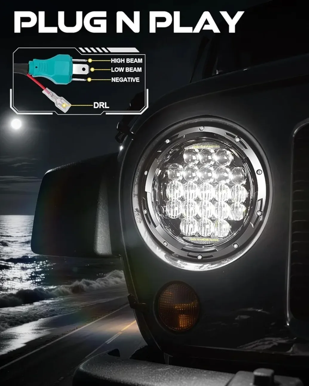 COWONE 130w 5D Lens 7 Inch LED image indicator(6)