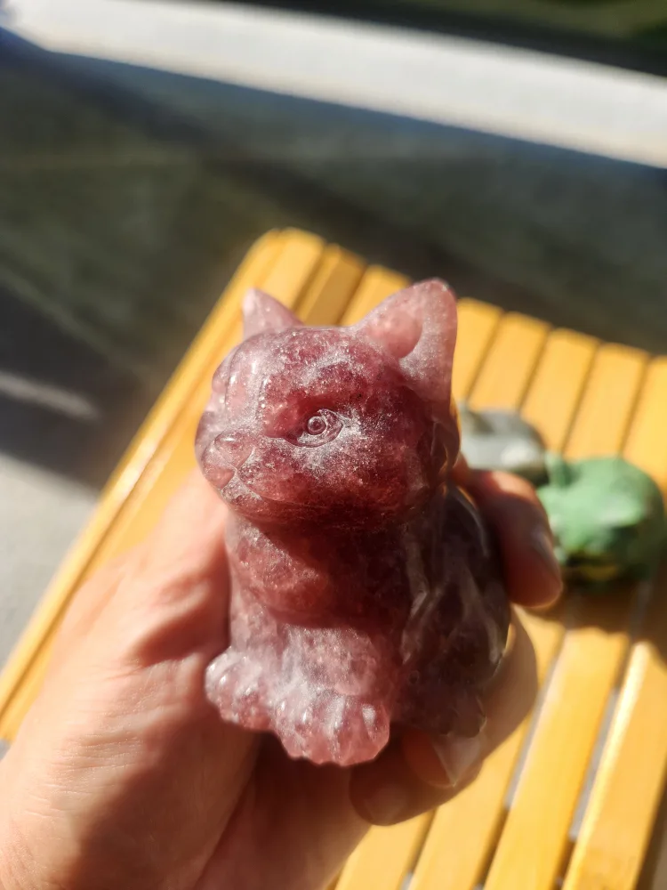 Crystal Cat Carvings - Set of 4 image indicator(2)