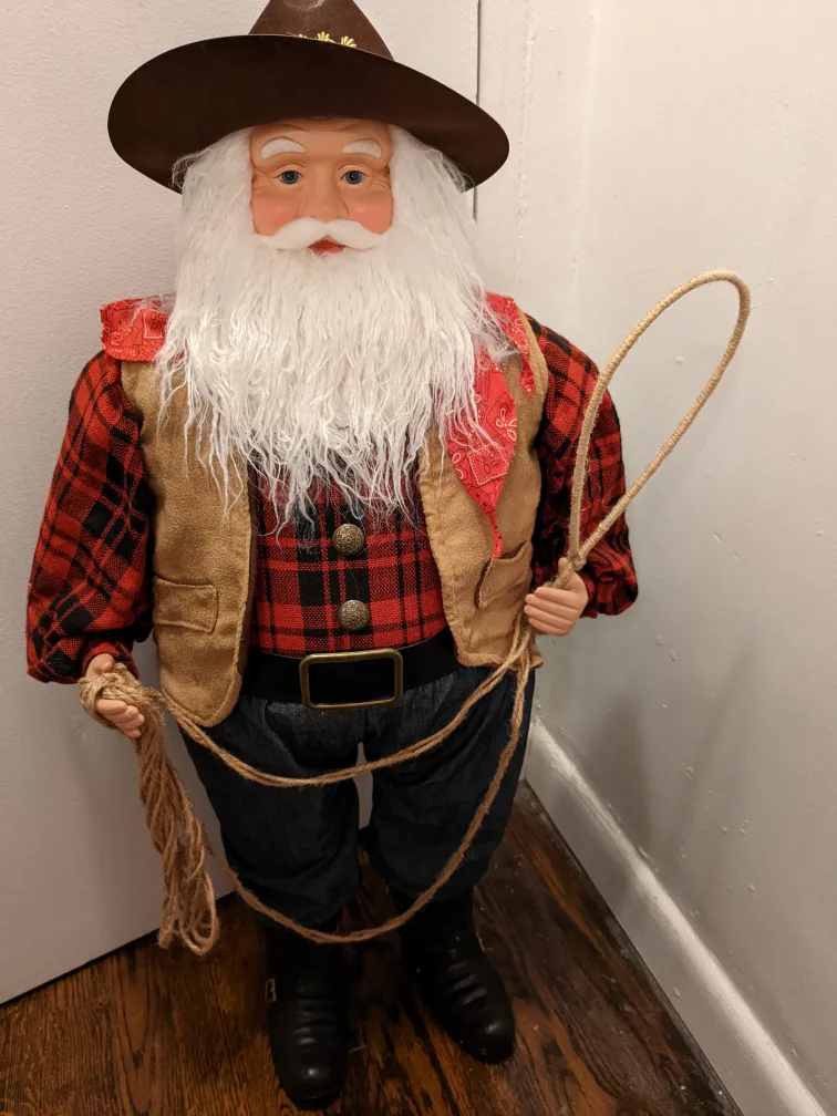 Cowboy Santa Figure thumbnail