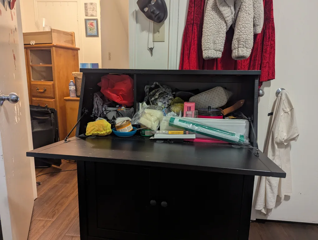 Black Secretary Desk image indicator(2)