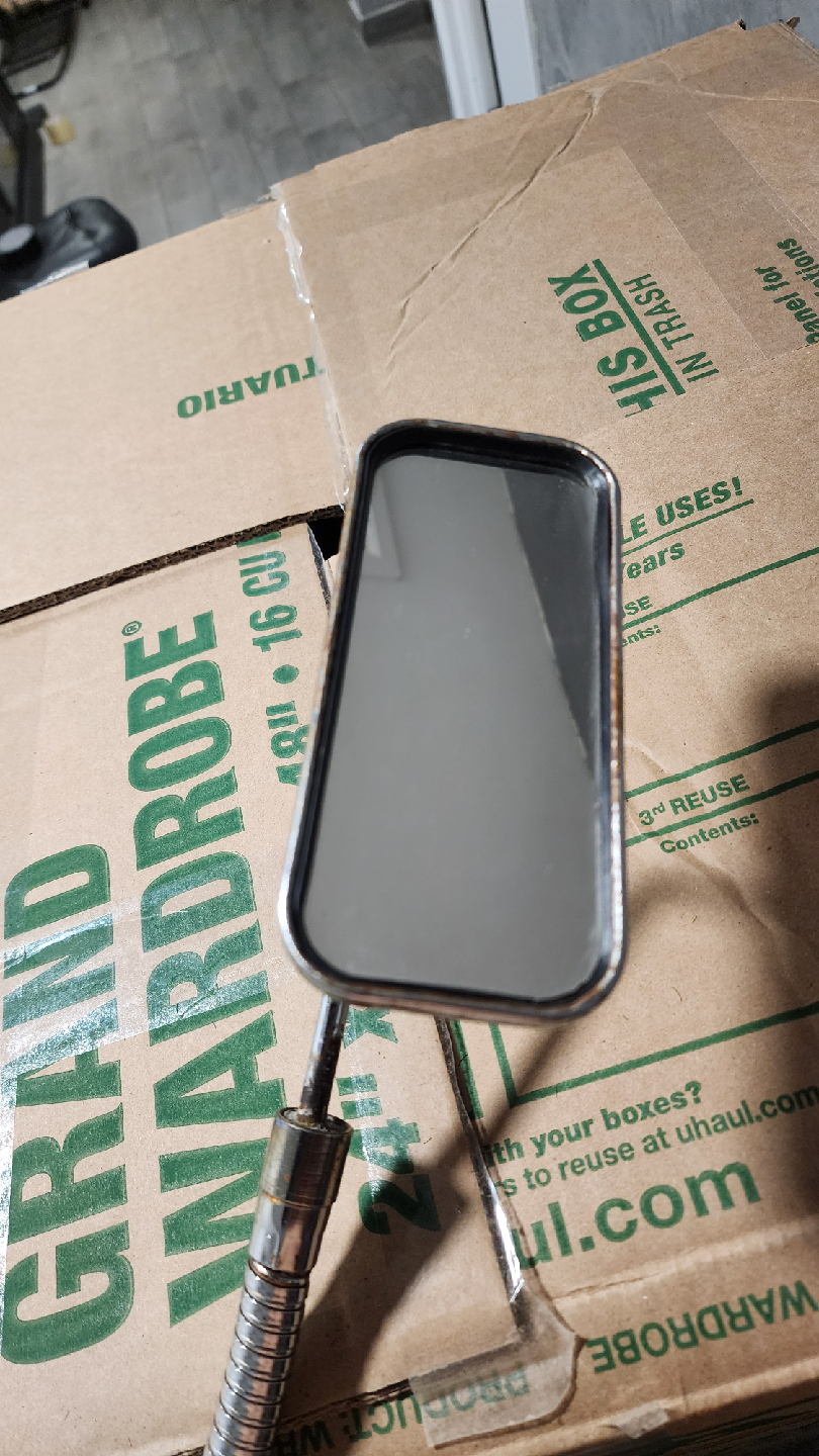 classic antique mirror to use on your bike or car - photo 4