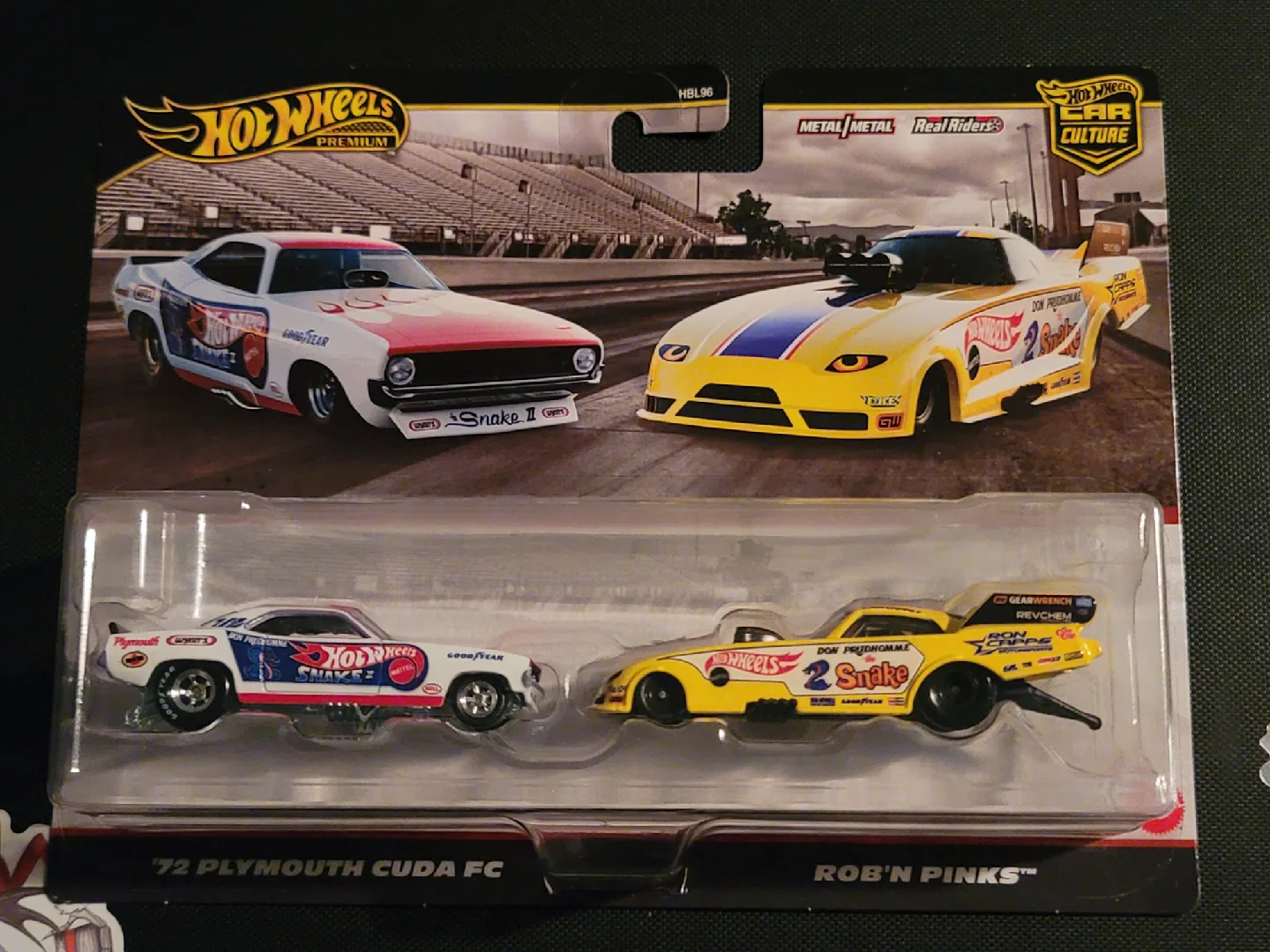 Hot Wheels Premium '72 Plymouth Cuda FC, Rob'N Pinks thumbnail