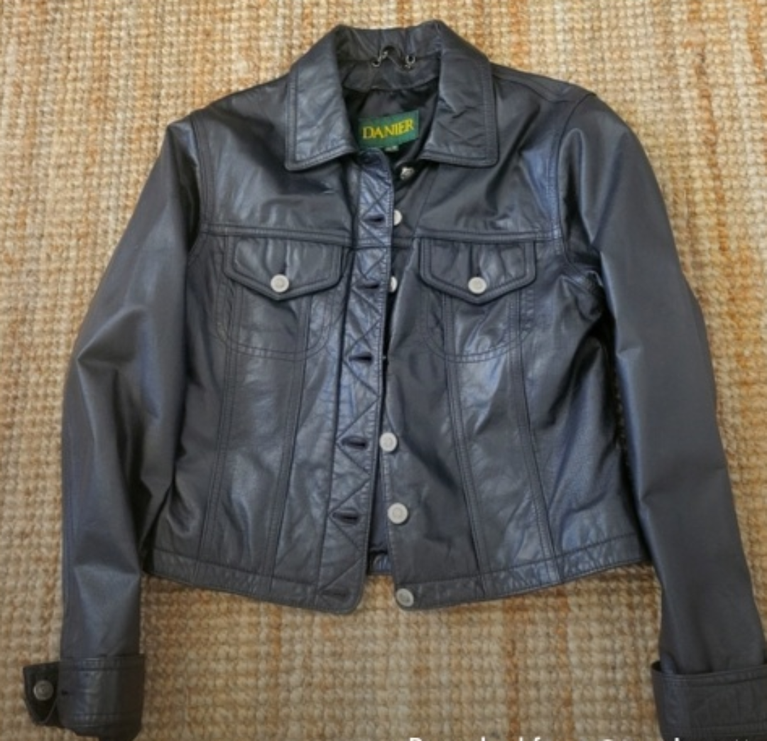 DANIER - Black Genuine Leather Jacket - photo 5