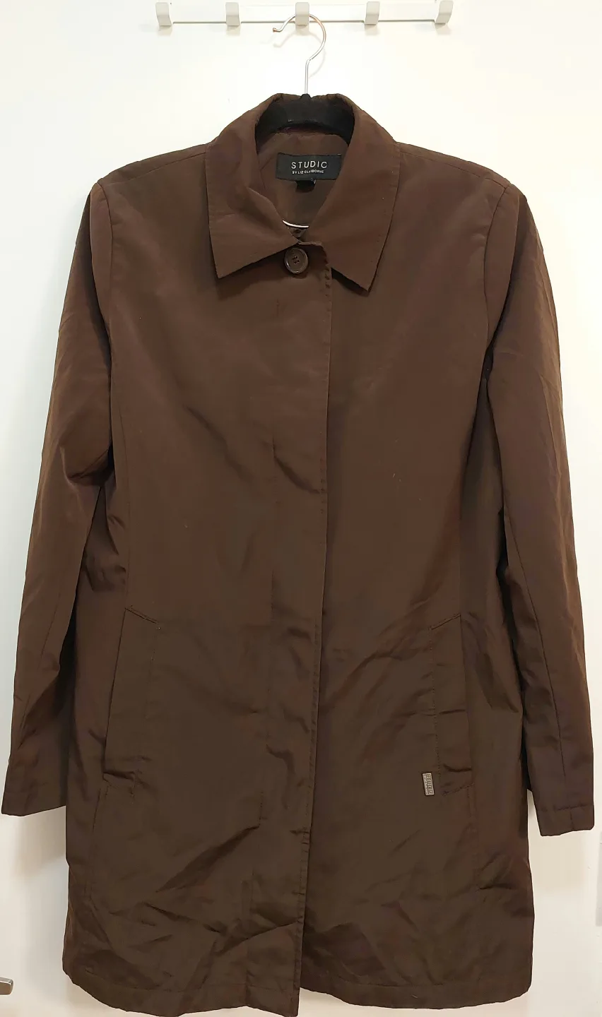 Studio by Liz Claiborne Brown Coat - Size M