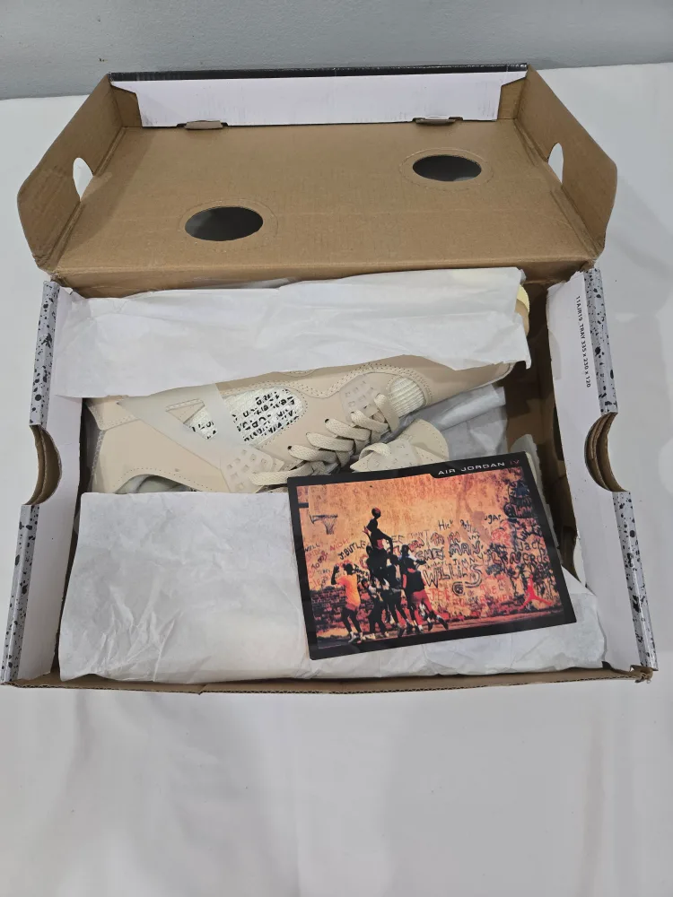 Air Jordan 4 Retro Off- White Sail image indicator(6)