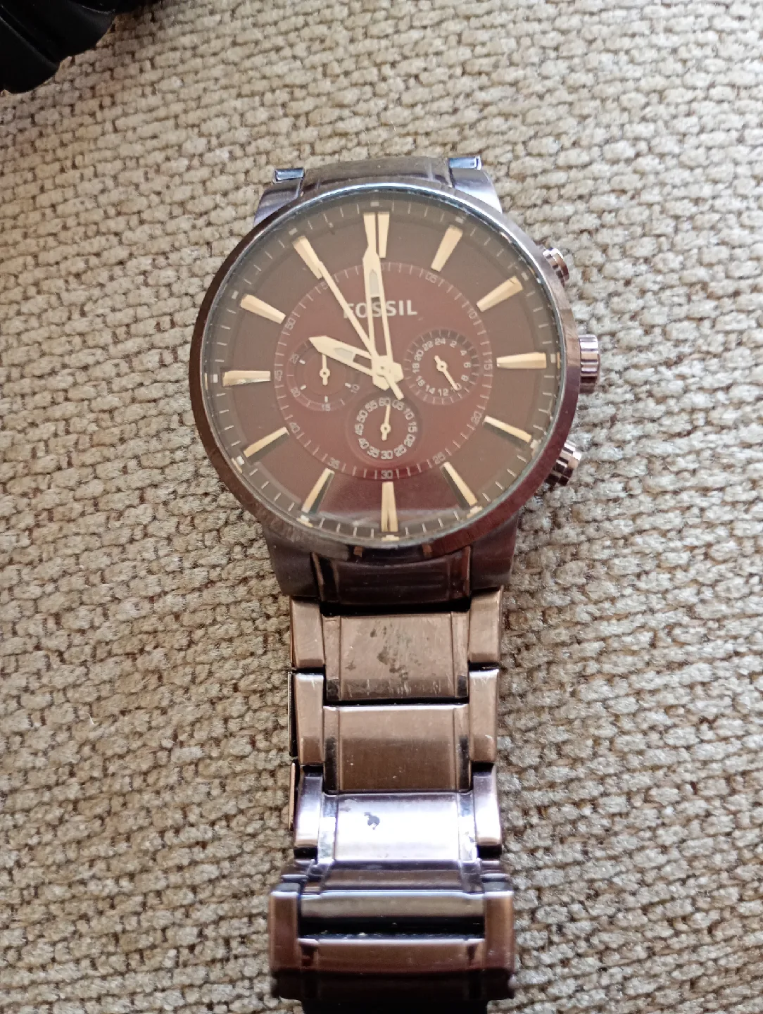 Fossil Brown Dial Chronograph Watch image indicator(6)