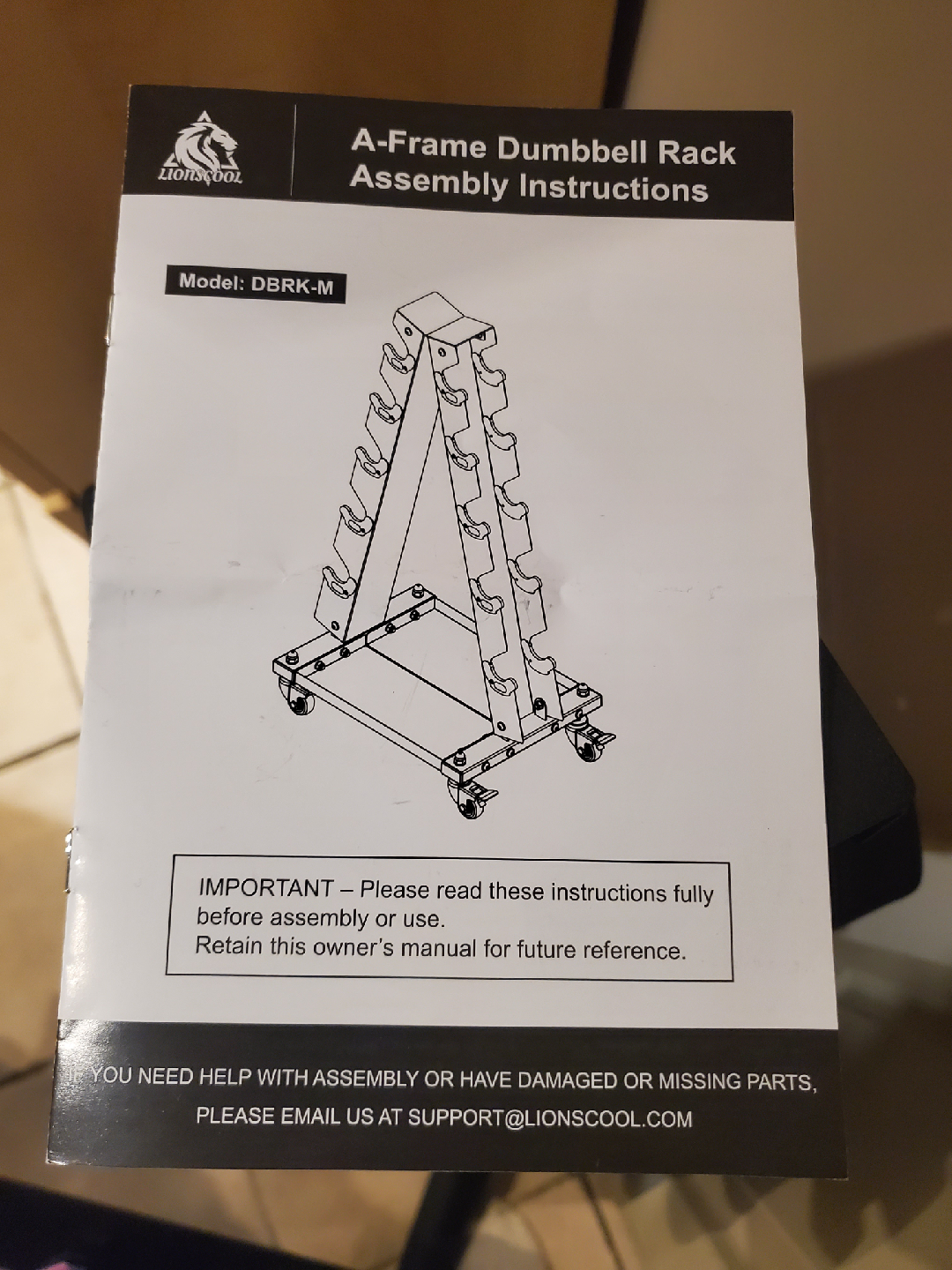 Lionscool A-Frame Dumbbell Rack with weights - photo 3
