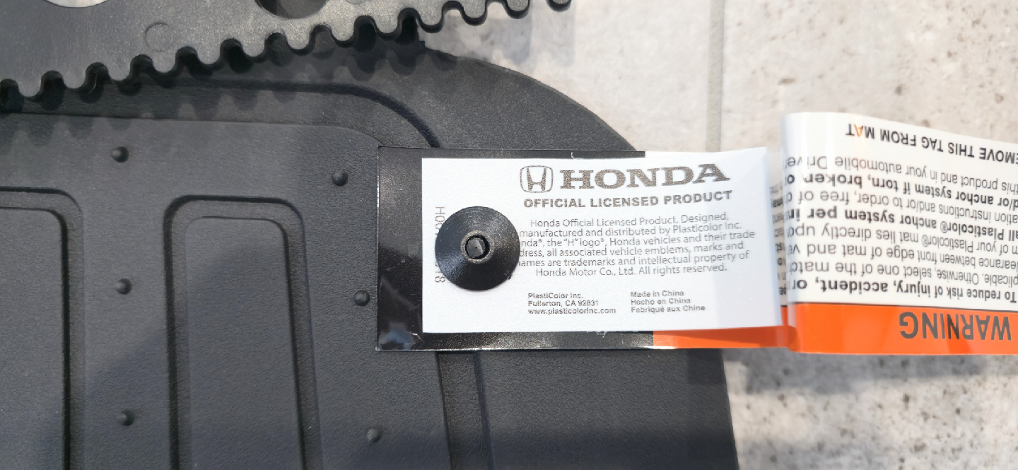 Honda WeatherPro Floor Mats, 4-pk - photo 4