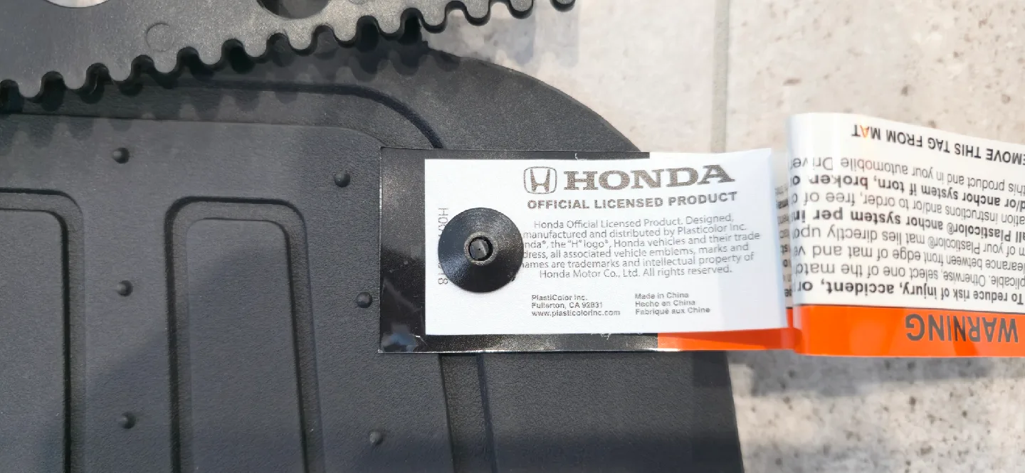 Honda WeatherPro Floor Mats, 4-pk image indicator(4)