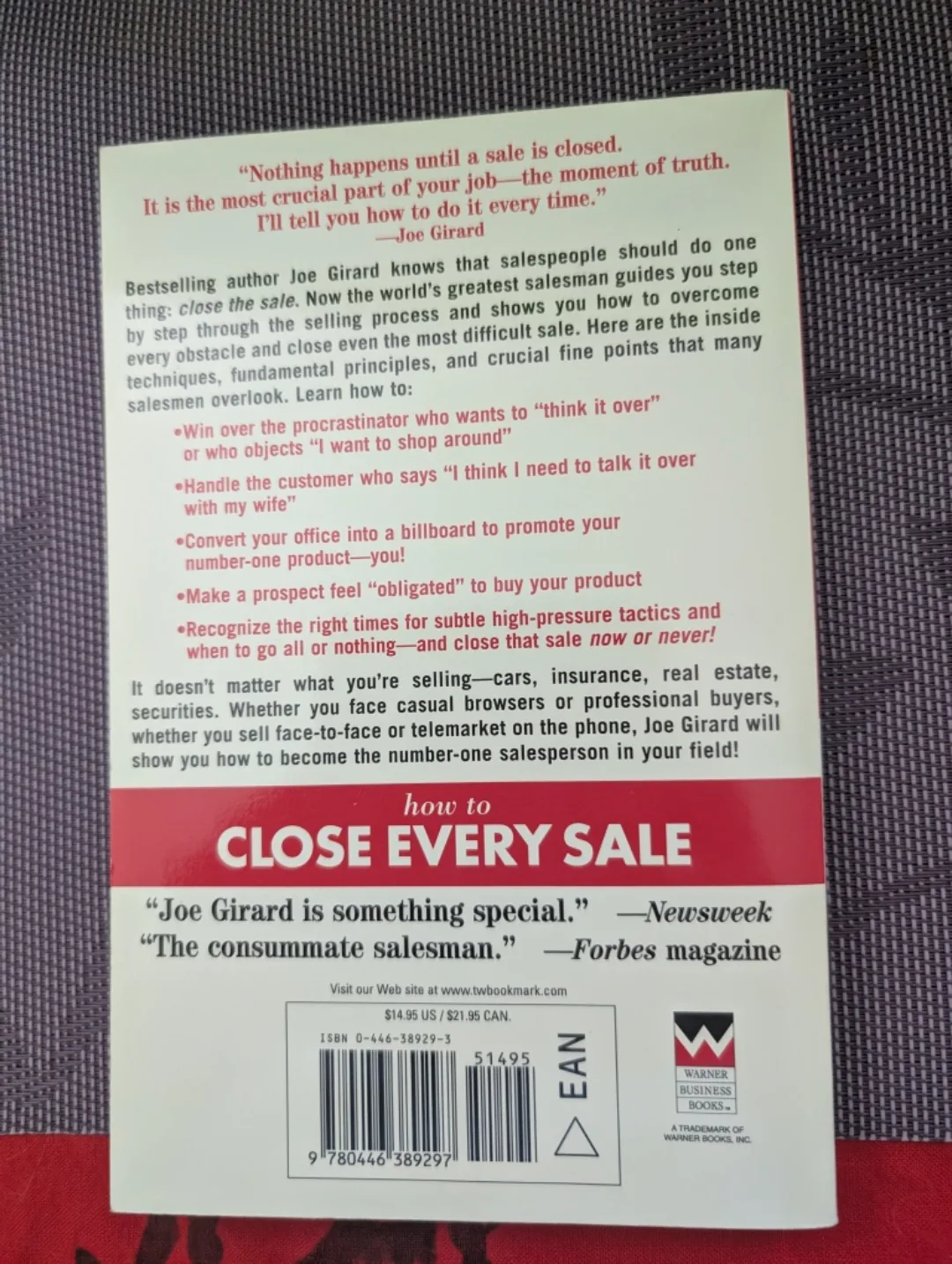 How to Close Every Sale by Joe Girard image indicator(2)