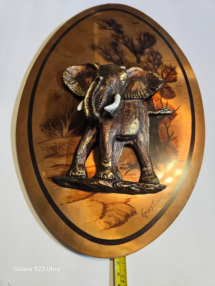 Vintage Gastone Elephant Wall Art image indicator(2)