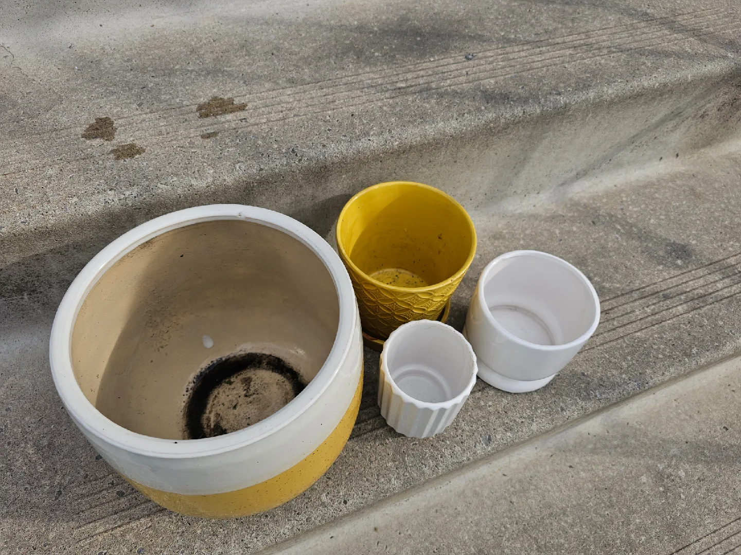 Assorted Ceramic Plant Pots - Set of 4 image indicator(2)