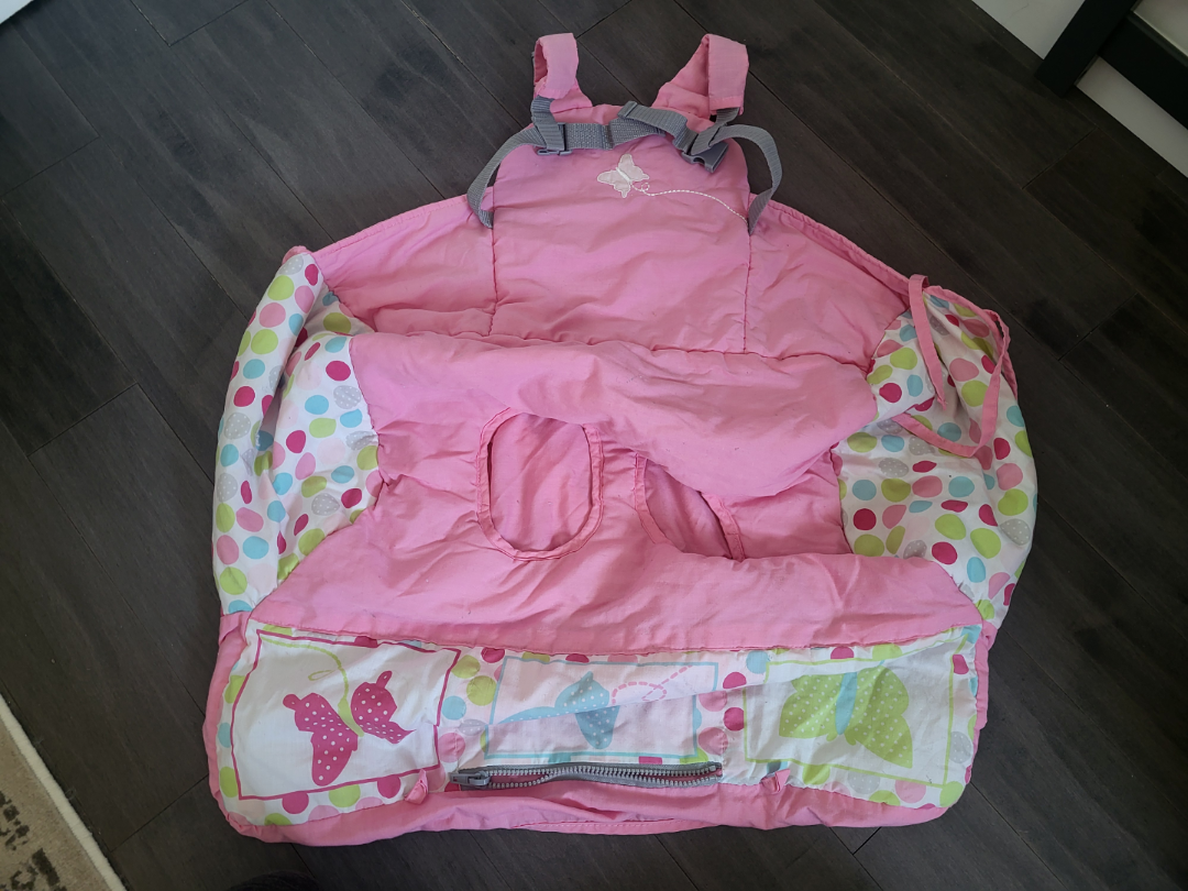 Pink Infantino Shopping Cart Cover
