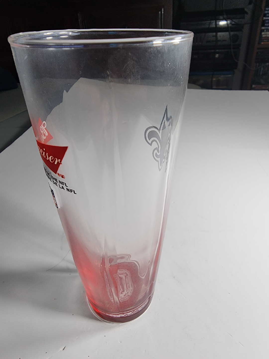 Budweiser New Orleans Saints NFL Pint Glass - photo 3