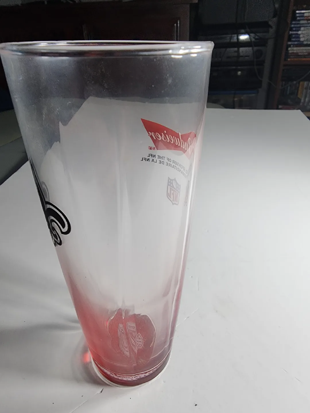 Budweiser New Orleans Saints NFL Pint Glass image indicator(6)