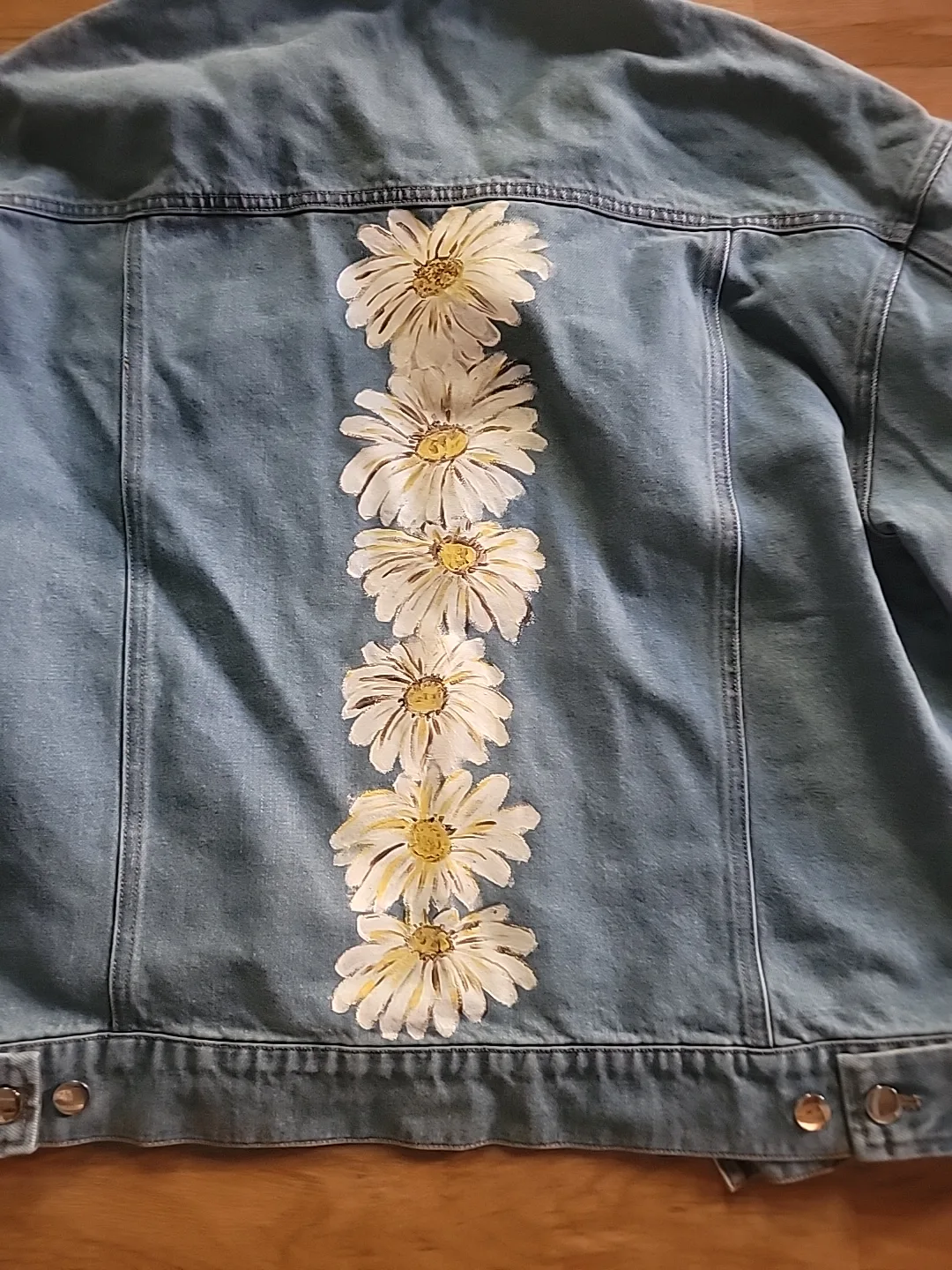 Denim Jacket with Floral Design image indicator(4)