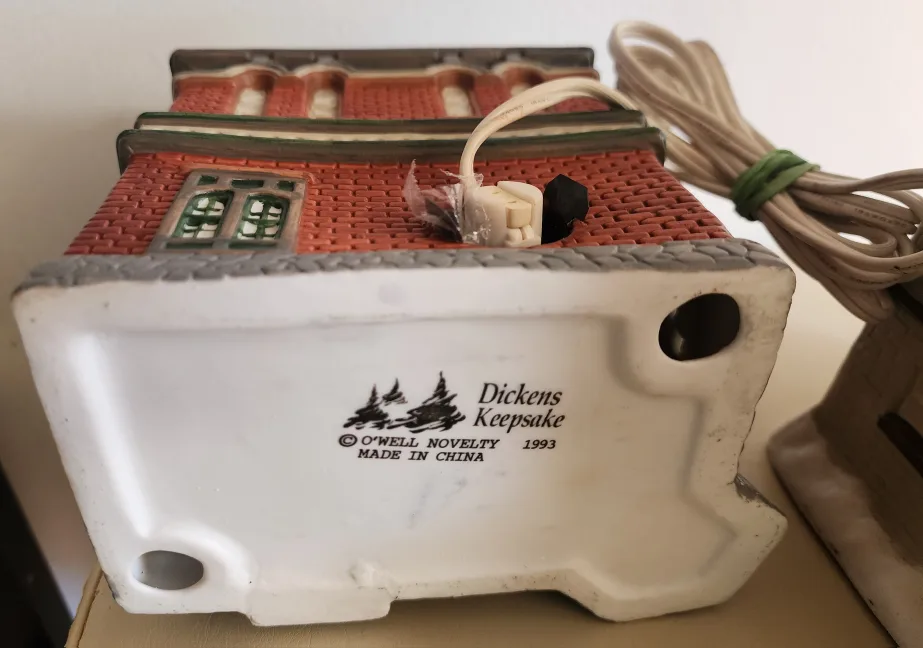 Lemax 1993 Christmas Village, Dickens. $30 each image indicator(3)