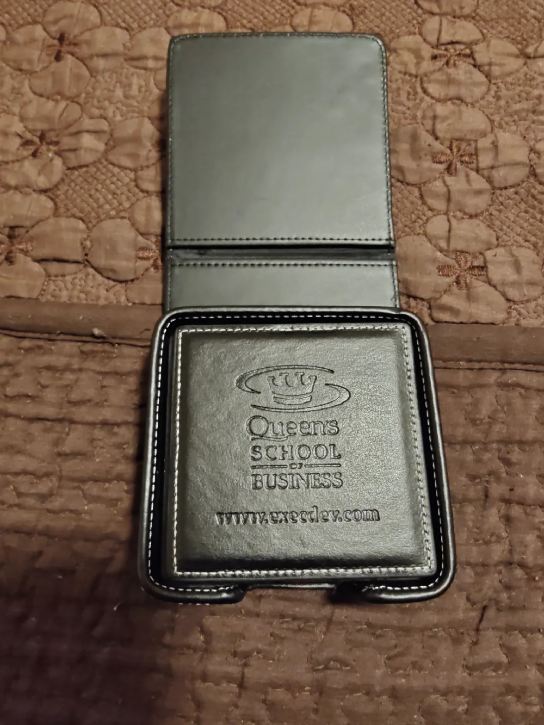 Queen's School of Business Lether Coasters image indicator(2)