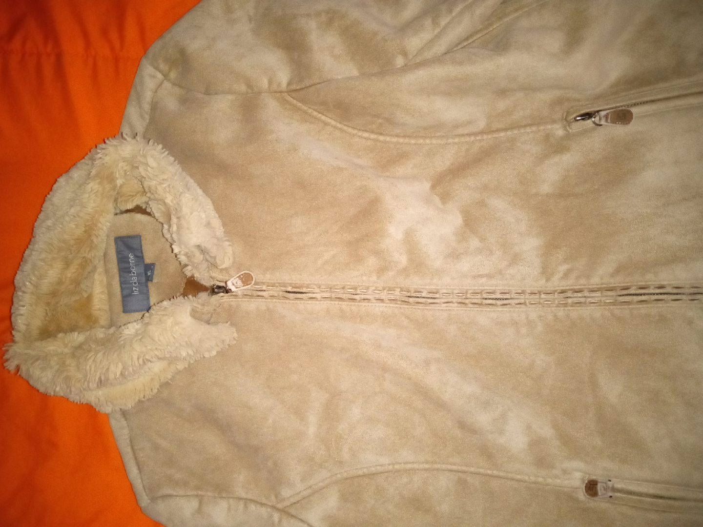 "Liz Claiborne Beige Jacket,Size XL - photo 5