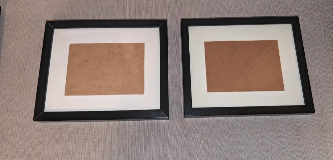 Two Picture Frames - Black (8 x 10 inches) thumbnail