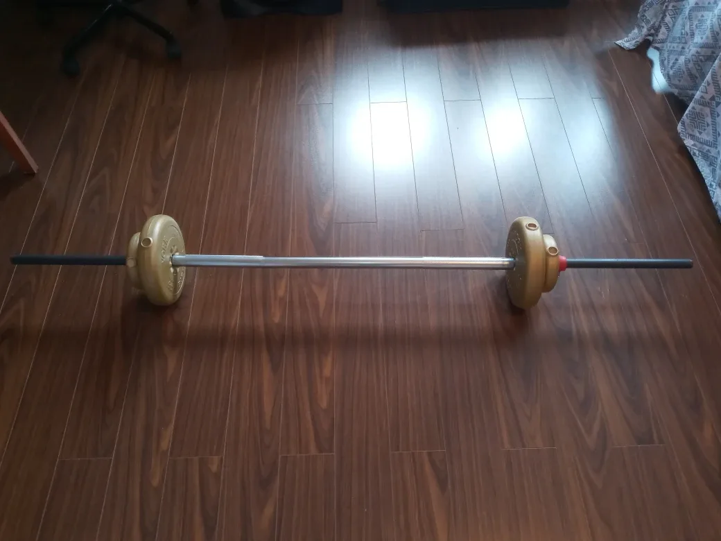 weight bar with some weights thumbnail