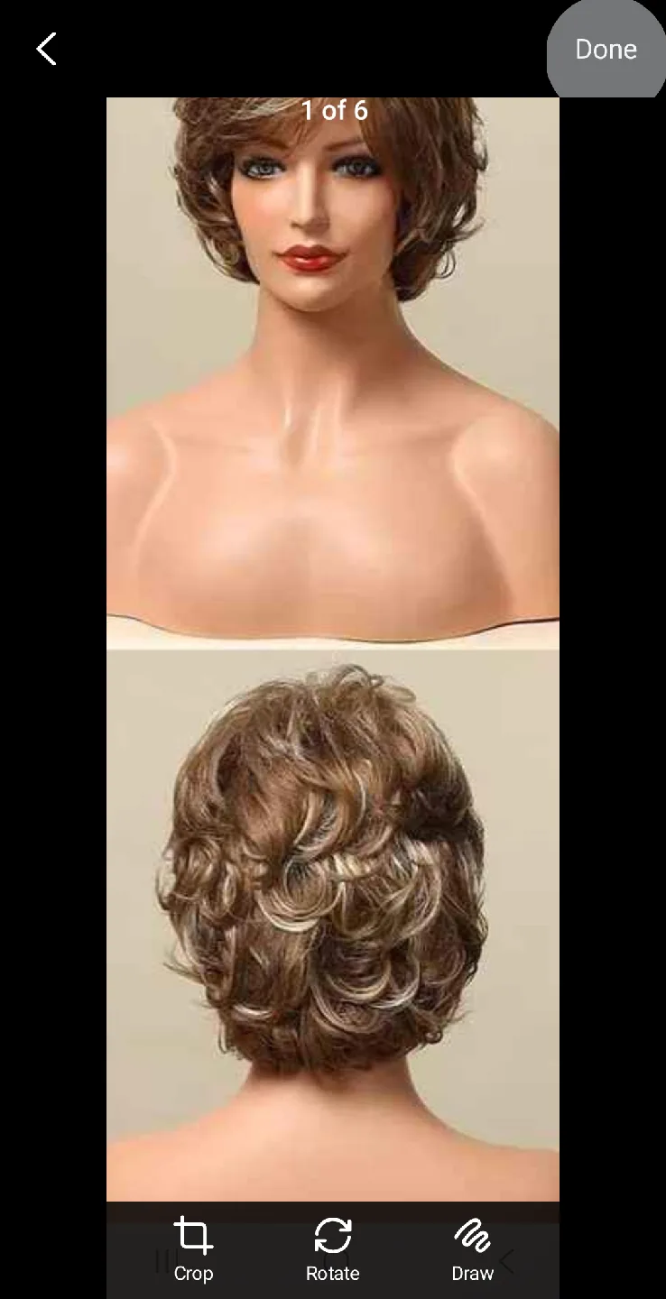 Blonde Mix Short Curly Wig