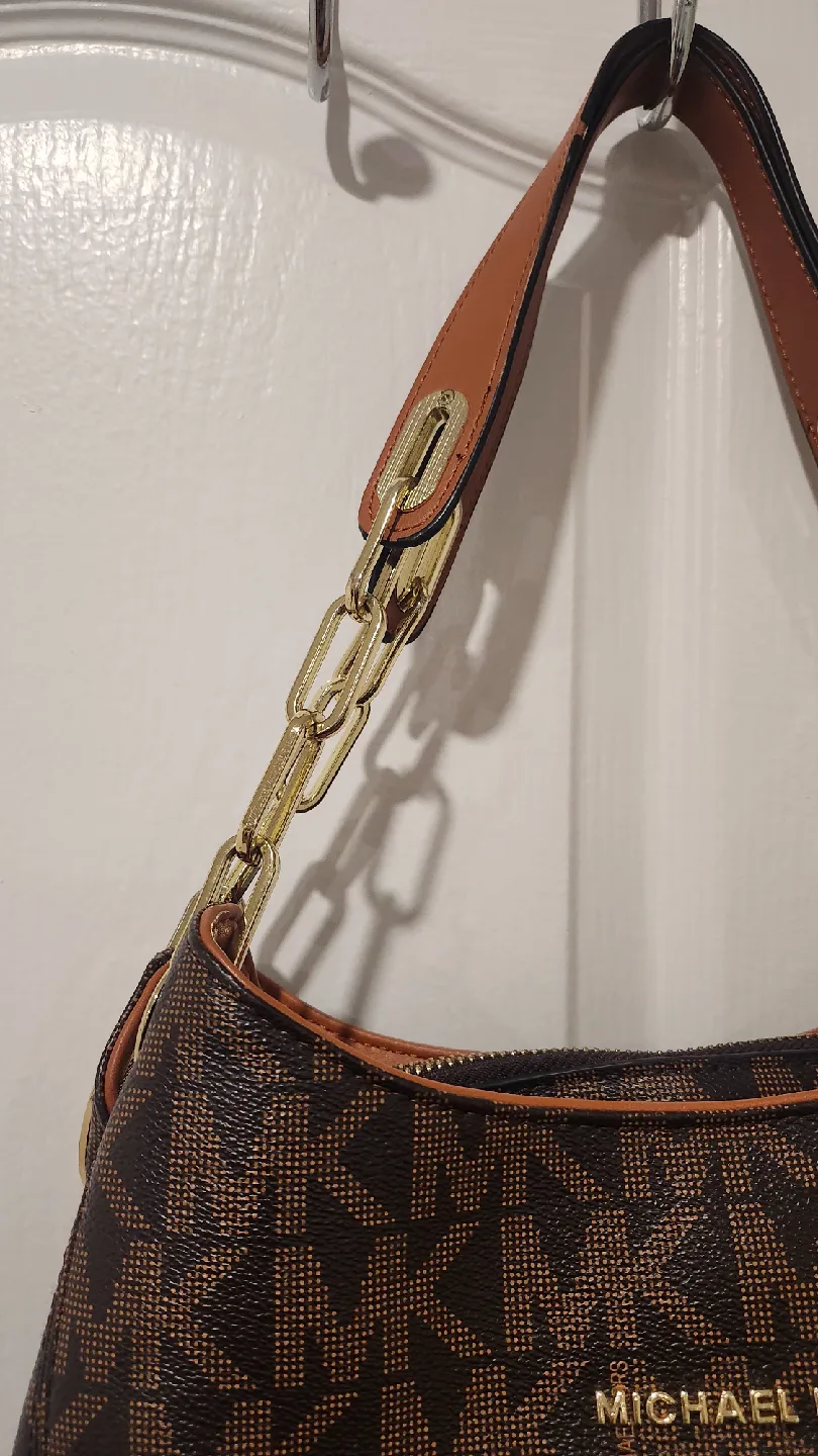 Michael Kors Brown Shoulder Bag image indicator(2)