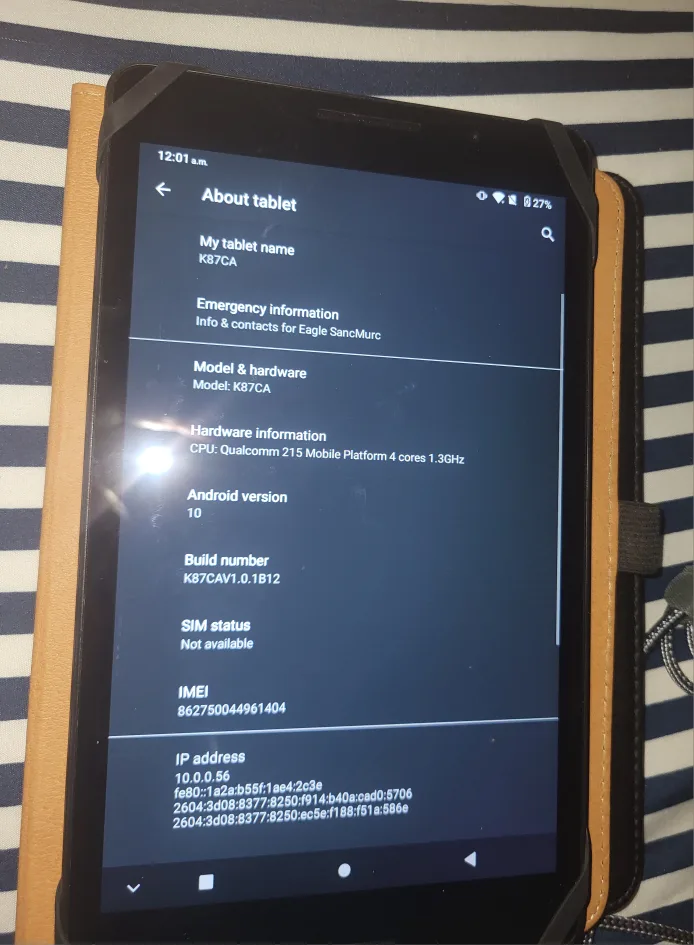 Tablet - ZTE Grand X view 4 -- 32gb like new image indicator(4)