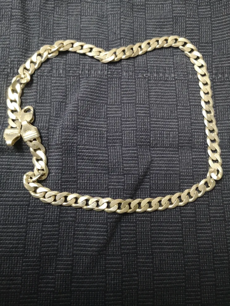 Sterling Silver Curb Chain Necklace image indicator(3)
