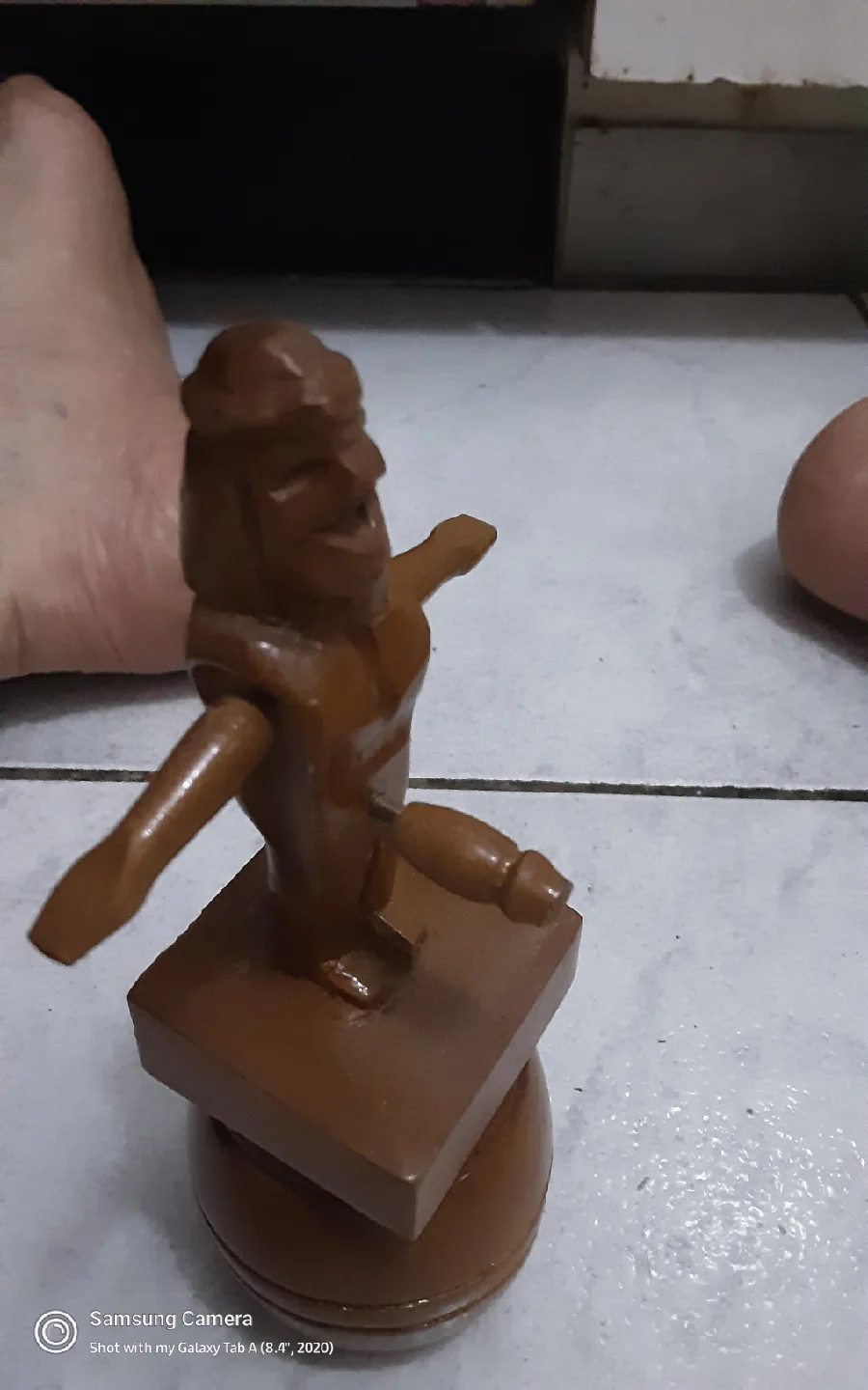 Wooden Man in Barrel Toy.. Scandinavian man.. image indicator(3)