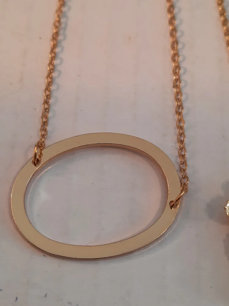 Gold Tone Necklace & Bangle Set image indicator(2)