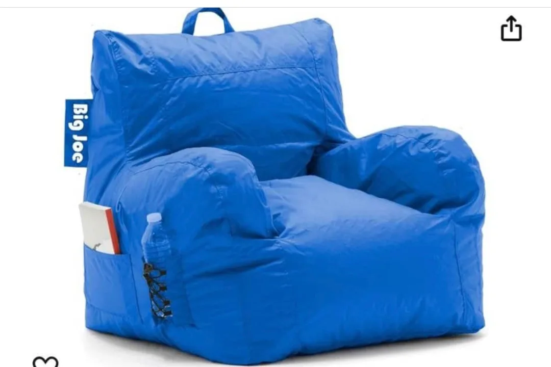 Big Joe Beanbag Chair - Blue and Pink. image indicator(5)
