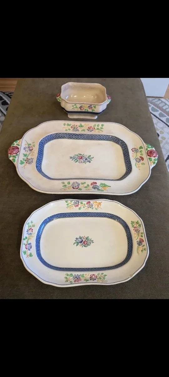 Vintage Royal Winton Grimwades Platter Set thumbnail