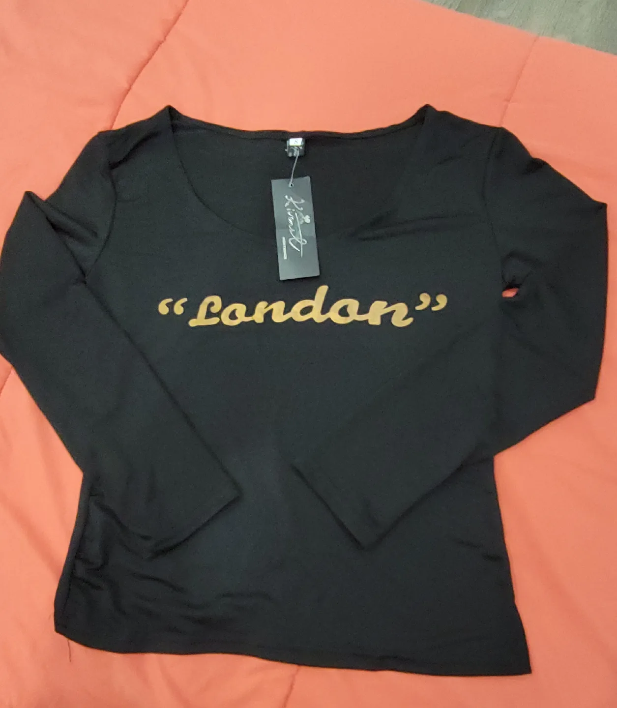 London Top - Black, New With Tags thumbnail