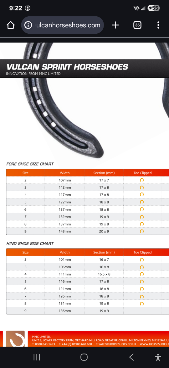 Vulcan Sprint Horse Shoes,4pc, new - photo 3