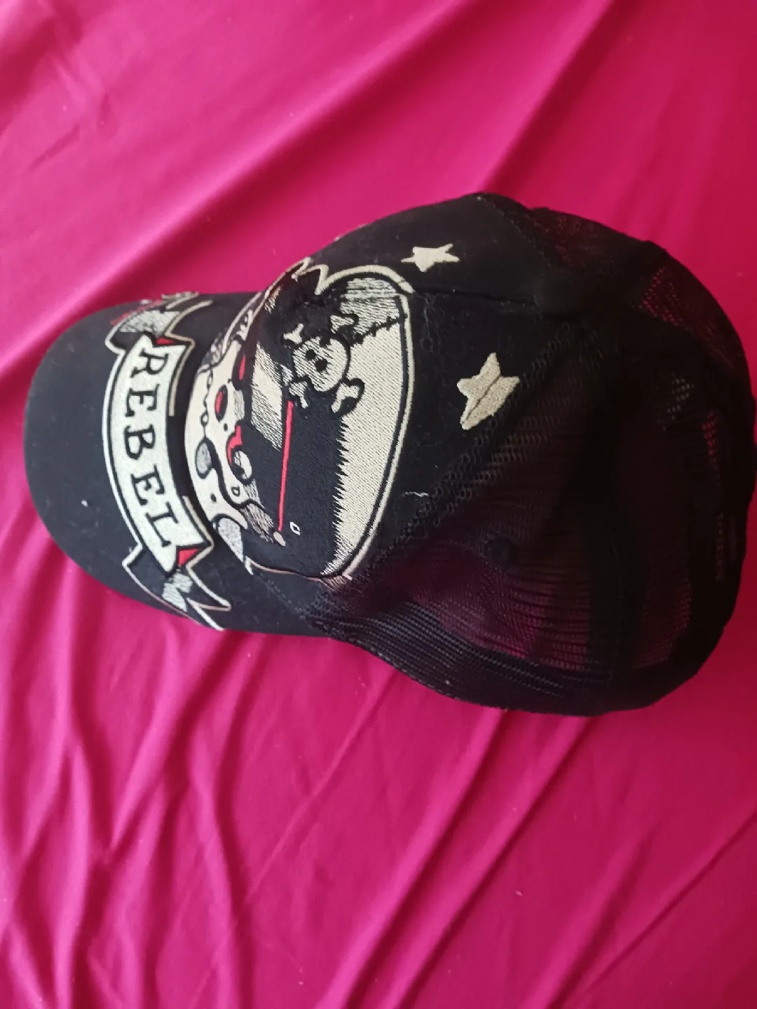 Illicit Originals Black Trucker Hat - Rebel Design image indicator(2)