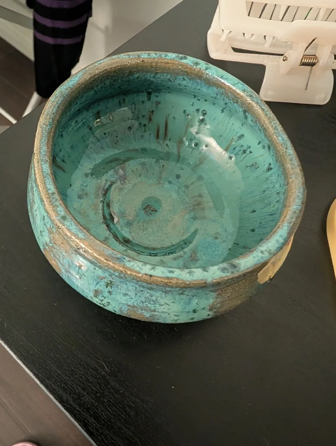 Handmade Ceramic Bowl - Teal
