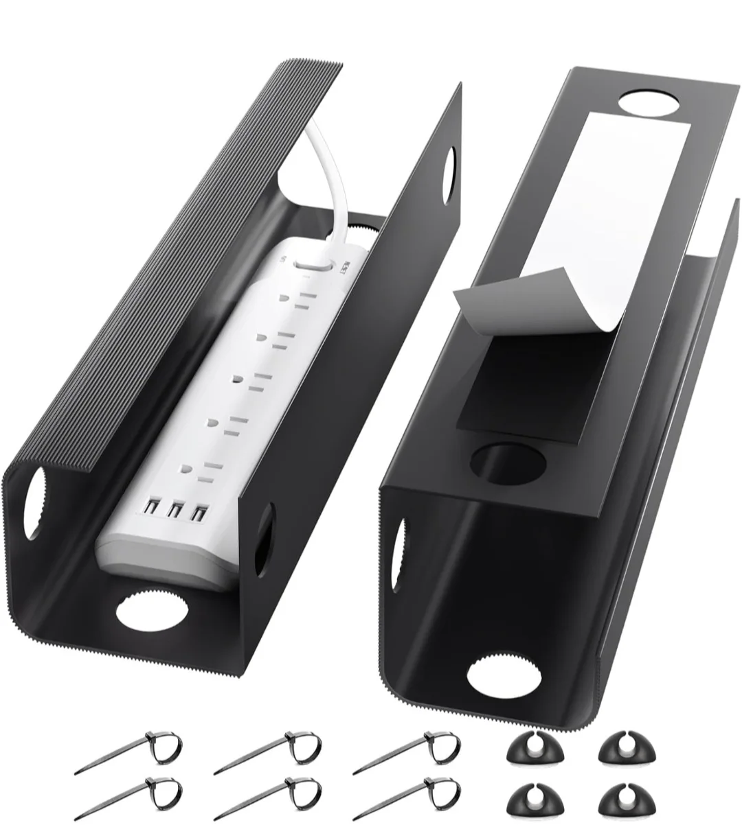 2 Pack Cable Management Under Desk image indicator(3)