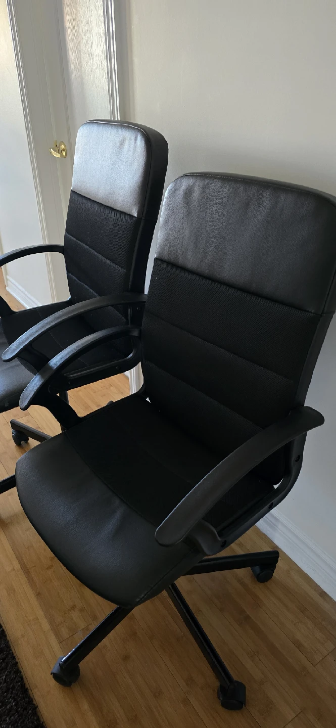 2 IKEA Markus Office Chair - Black