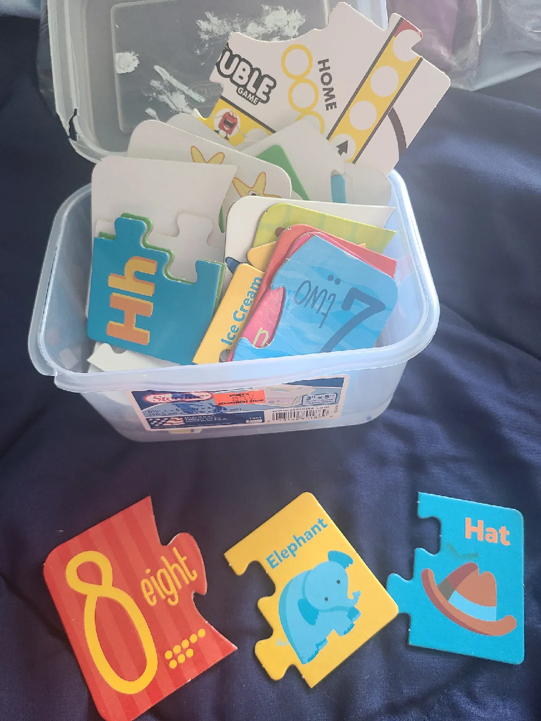 Sterlite Puzzle Storage Container with Puzzles thumbnail