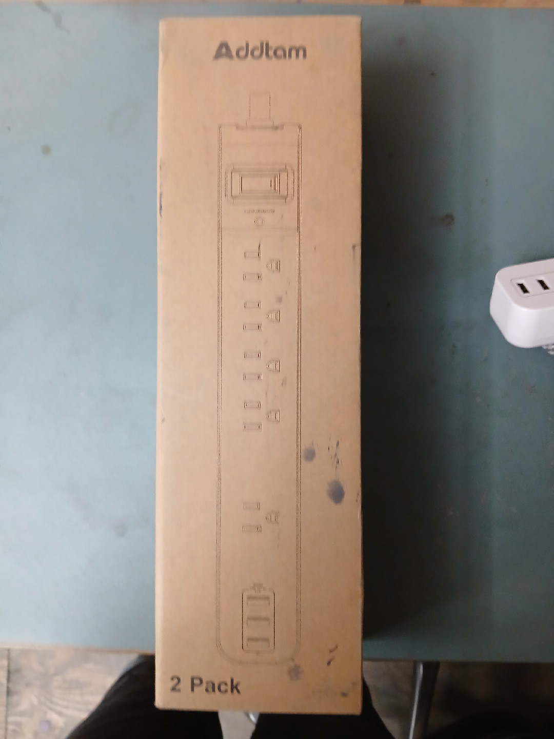 New Addtam Power Strip - 2 Pack