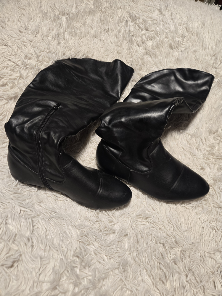 Black Over-the-Knee Boots - photo 2