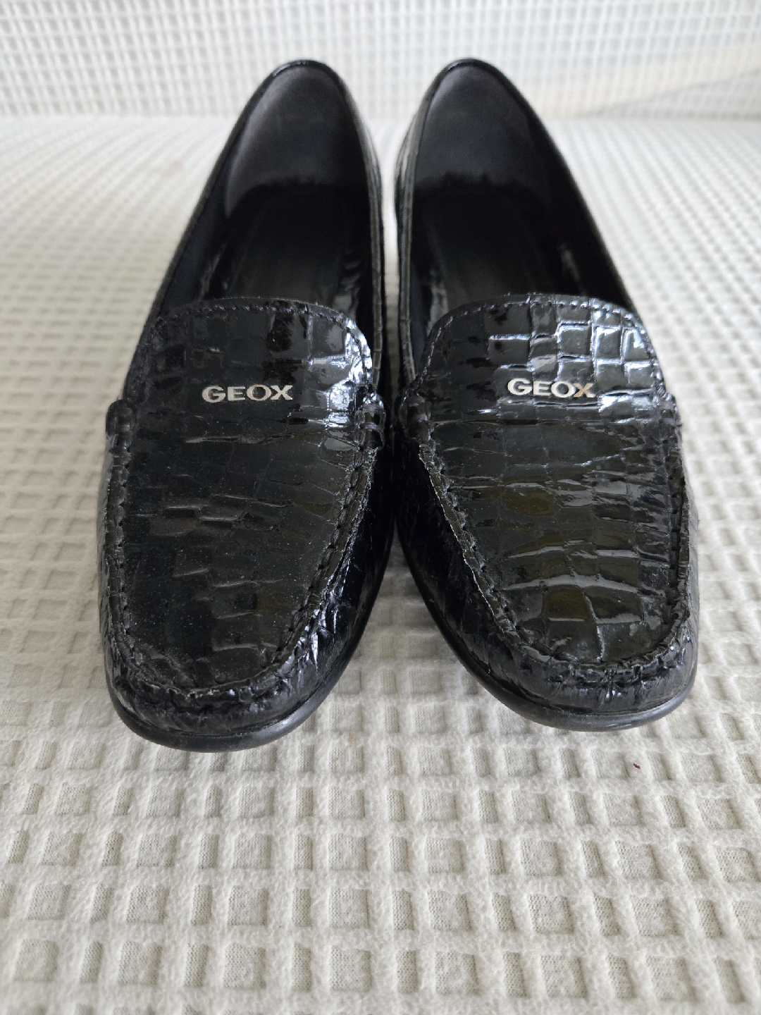 Geox Black Leather Loafers - photo 2